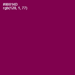 #80014D - Rose Bud Cherry Color Image