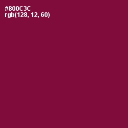 #800C3C - Paprika Color Image