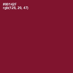 #80142F - Merlot Color Image