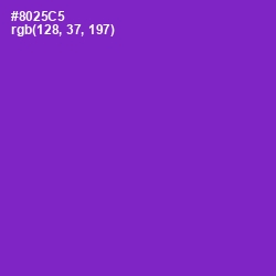 #8025C5 - Electric Violet Color Image