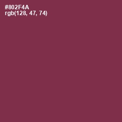 #802F4A - Solid Pink Color Image
