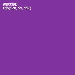 #80339D - Vivid Violet Color Image