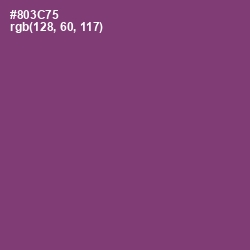 #803C75 - Plum Color Image