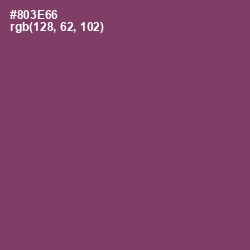 #803E66 - Plum Color Image