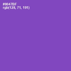 #8047BF - Wisteria Color Image