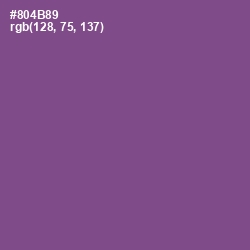 #804B89 - Trendy Pink Color Image