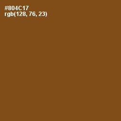 #804C17 - Russet Color Image
