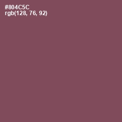 #804C5C - Spicy Mix Color Image