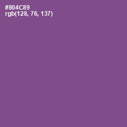 #804C89 - Trendy Pink Color Image