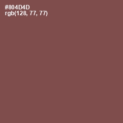 #804D4D - Spicy Mix Color Image