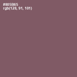 #805B65 - Cannon Pink Color Image