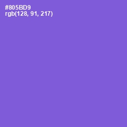 #805BD9 - True V Color Image