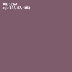 #805C6A - Cannon Pink Color Image