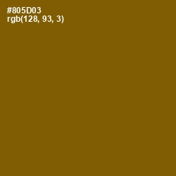#805D03 - Rusty Nail Color Image