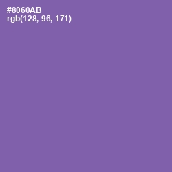 #8060AB - Wisteria Color Image