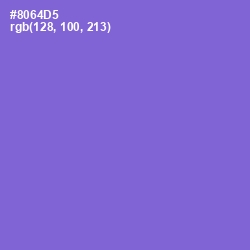 #8064D5 - True V Color Image