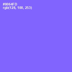 #8064FD - Medium Purple Color Image