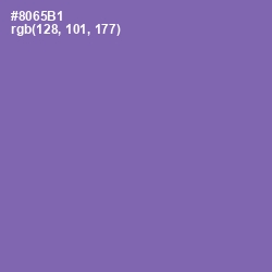 #8065B1 - Wisteria Color Image