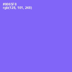 #8065F8 - Medium Purple Color Image
