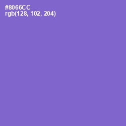 #8066CC - True V Color Image