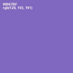 #8067BF - Wisteria Color Image