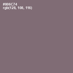 #806C74 - Spicy Pink Color Image