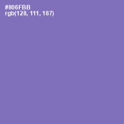 #806FBB - Wisteria Color Image