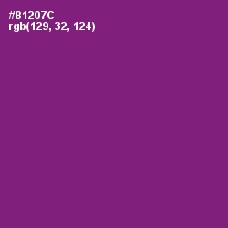 #81207C - Plum Color Image