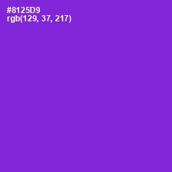 #8125D9 - Electric Violet Color Image