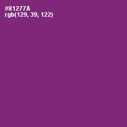#81277A - Plum Color Image