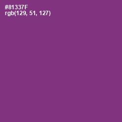 #81337F - Plum Color Image