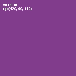 #813C8C - Vivid Violet Color Image