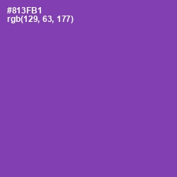 #813FB1 - Vivid Violet Color Image