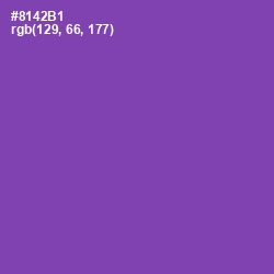 #8142B1 - Trendy Pink Color Image