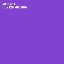 #8142D1 - Amethyst Color Image