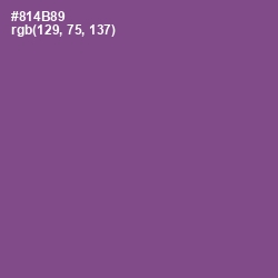 #814B89 - Trendy Pink Color Image