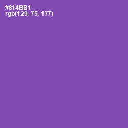 #814BB1 - Trendy Pink Color Image