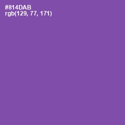 #814DAB - Trendy Pink Color Image