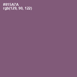 #815A7A - Cannon Pink Color Image