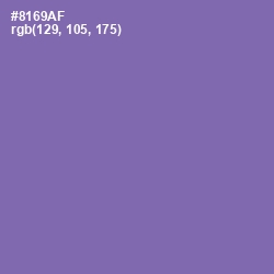 #8169AF - Wisteria Color Image