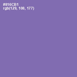 #816CB1 - Wisteria Color Image