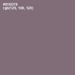 #816D78 - Spicy Pink Color Image