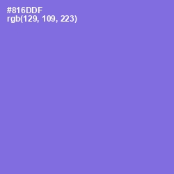 #816DDF - True V Color Image