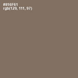 #816F61 - Sand Dune Color Image