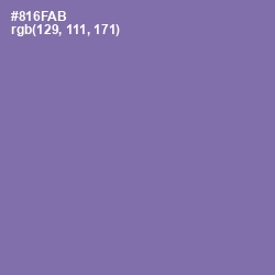 #816FAB - Wisteria Color Image