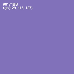 #8171BB - Purple Mountain's Majesty Color Image