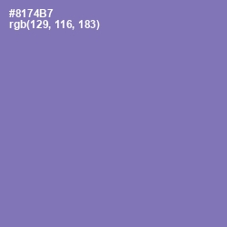 #8174B7 - Purple Mountain's Majesty Color Image