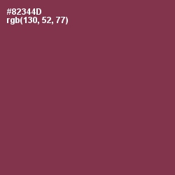 #82344D - Solid Pink Color Image