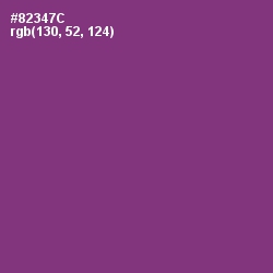 #82347C - Plum Color Image