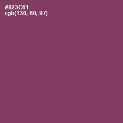 #823C61 - Vin Rouge Color Image